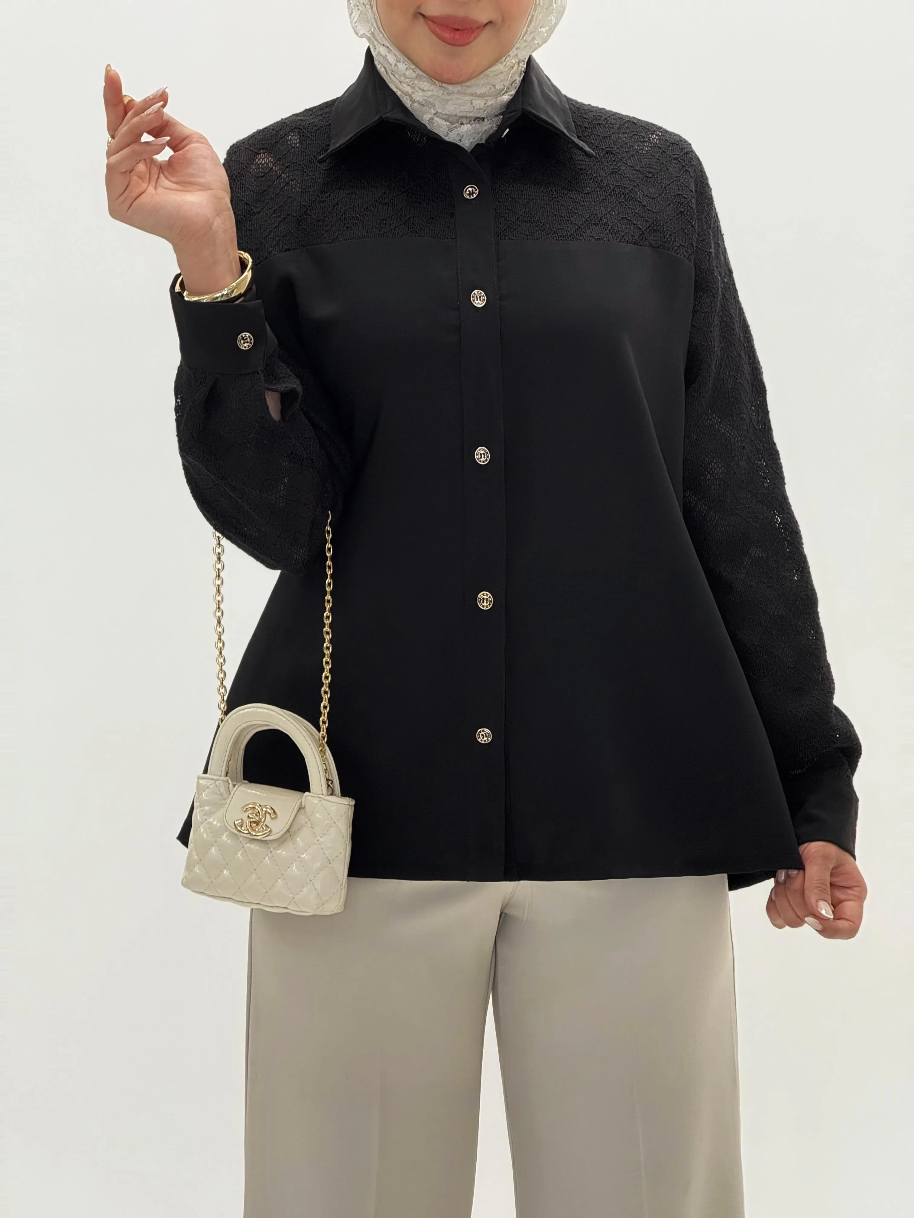 4075-شومیز ترمه